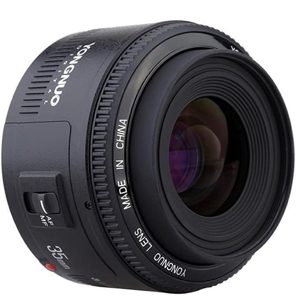 YONGNUO YN35mm F2 Lens 1:2 AF/MF Wide-Angle Fixed for Canon